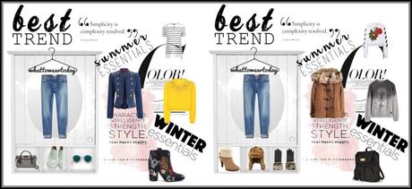 Un vaquero varios estilos. Con sólo cambiar algunas cosas puedes hacer muchos looks con una misma prenda. Imagen sacada de mi Polyvore. Mi guía para vestir a gusto y con cabeza