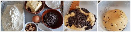 Galletas con chocolate y avellanas Galletas con chocolate y avellanas