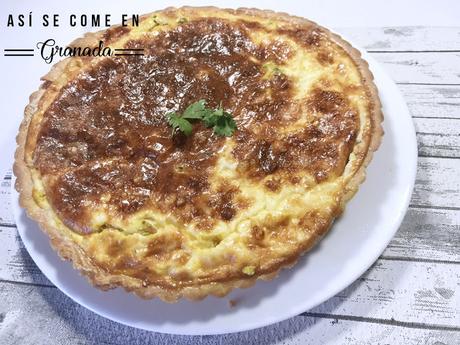 Quiché de guisantes con especias. Juego de blogueros 2.0 Quiché de guisantes con especias. Juego de blogueros 2.0