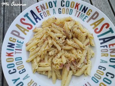 MACARRONES A LA CARBONARA (MACCHERONI ALLA CARBONARA)