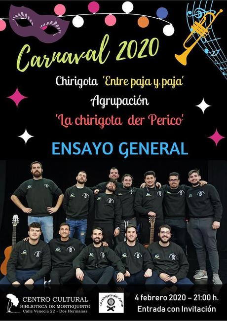 Ensayo general: “La Chirigota der Perico” – Carnaval 2020 Ensayo general: “La Chirigota der Perico” – Carnaval 2020
