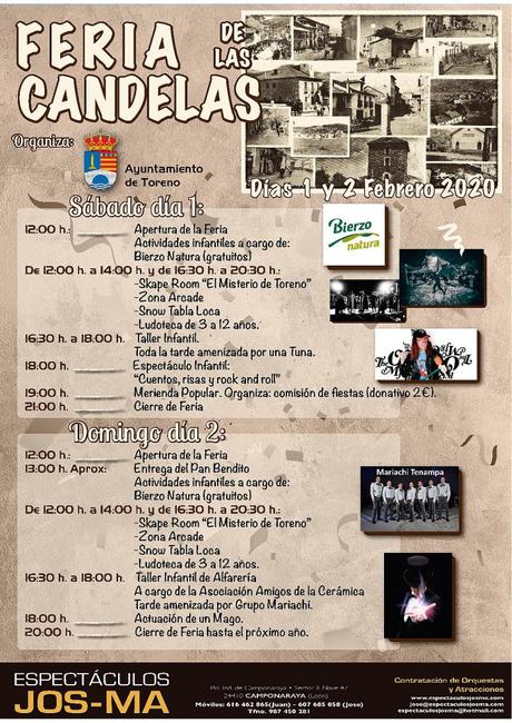 Planes para el fin de semana en el Bierzo. 31 de enero al 2 de febrero 2020