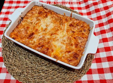 Lasaña de gulash Lasaña de gulash