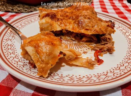 Lasaña de gulash Lasaña de gulash