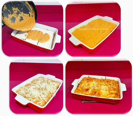 Lasaña de gulash Lasaña de gulash