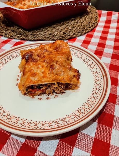 Lasaña de gulash Lasaña de gulash