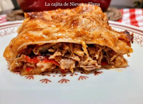 Lasaña de gulash Lasaña de gulash