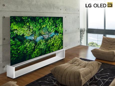 LG develó su línea de TV real 8K 2020 con procesador AI de nueva generación