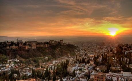 Resultado de imagen de Granada, el Mejor Atardecer del Mundo