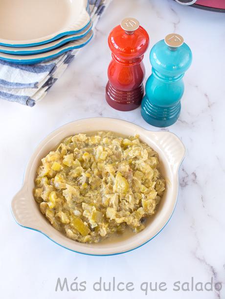 Zarangollo murciano en Crock-Pot. Zarangollo murciano en Crock-Pot.