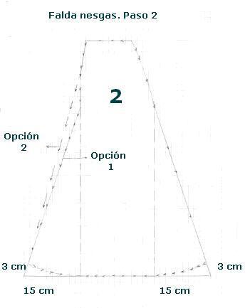 Patron Base Falda Paso A Paso