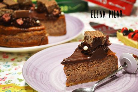 Cheesecake de turrón Suchard