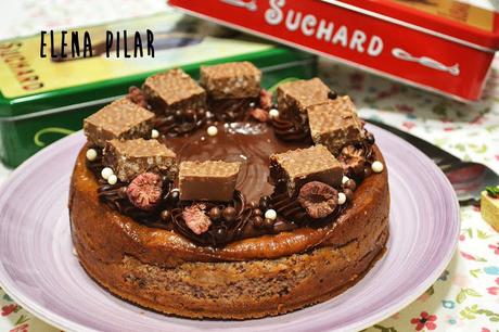 Cheesecake de turrón Suchard