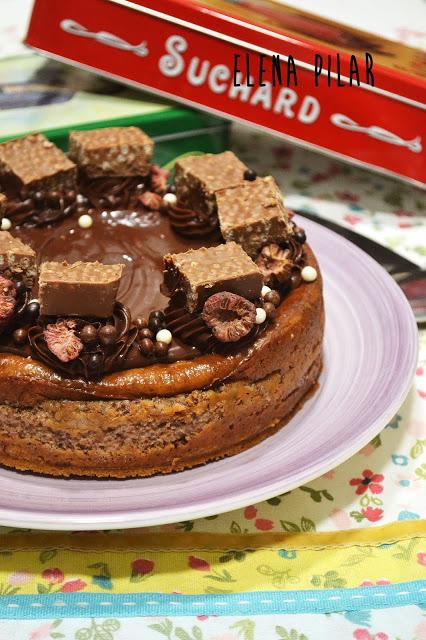 Cheesecake de turrón Suchard