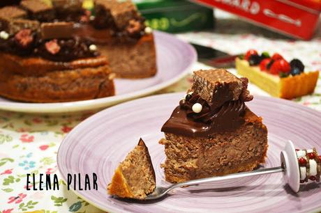 Cheesecake de turrón Suchard