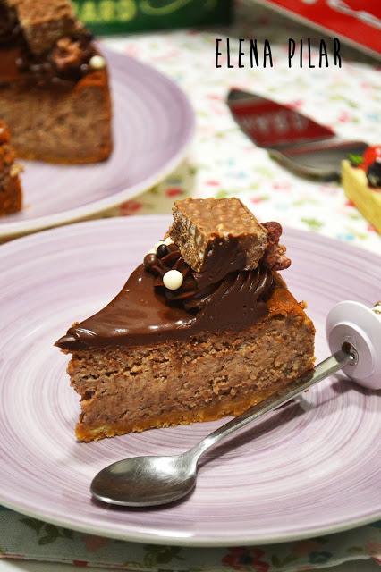 Cheesecake de turrón Suchard