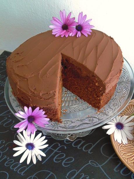 Pastel extra de chocolate al aove