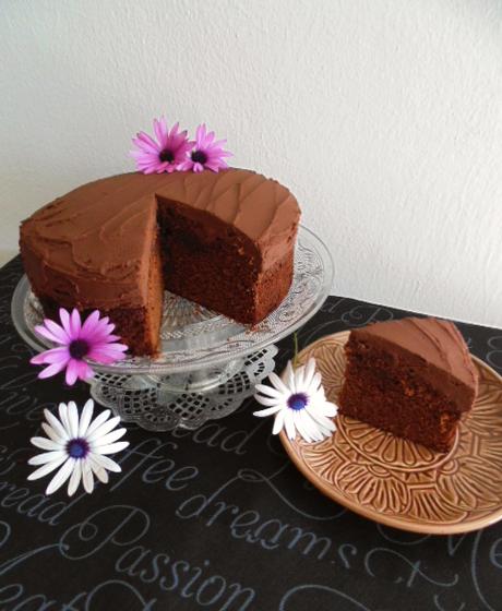 Pastel extra de chocolate al aove