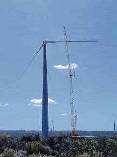 El parque eólico de Piedra del Águila a un paso de generar energía