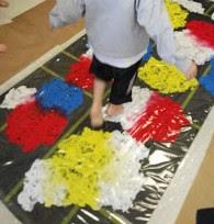 Arte por los suelos.