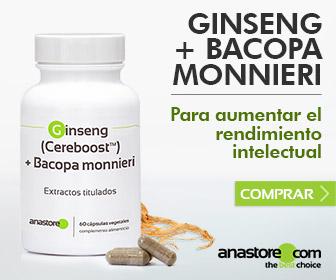 Ginseng (Cereboost™) + Bacopa monnieri