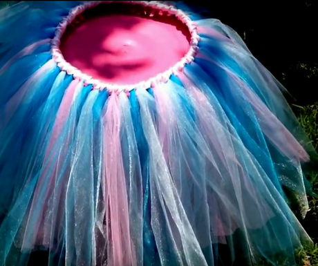 Falda De Tiras De Tela