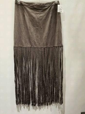 Falda De Tiras De Tela