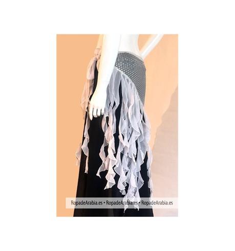 Falda De Tiras De Tela