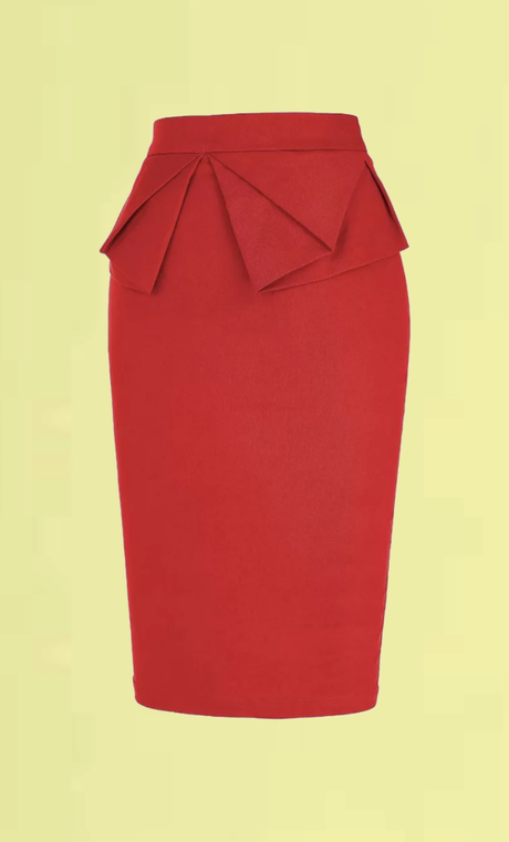 Falda Fucsia Volantes