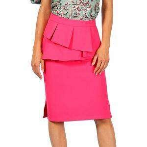Falda Fucsia Volantes