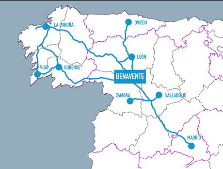 Resultado de imagen de situacion benavente mapa