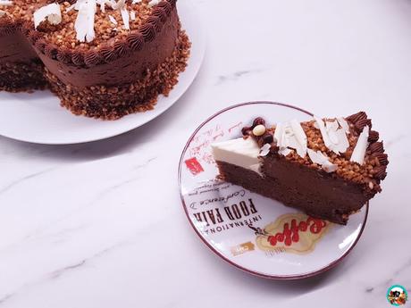 Tarta tres chocolates de corazón Tarta tres chocolates de corazón