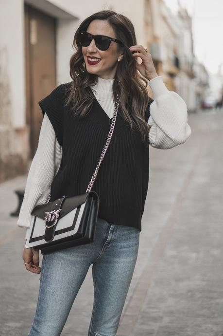 TENDENCIAS 2020:CHALECOS DE PUNTO pinko bag
