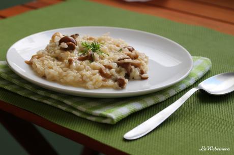 Risotto de setas del bosque Risotto de setas del bosque
