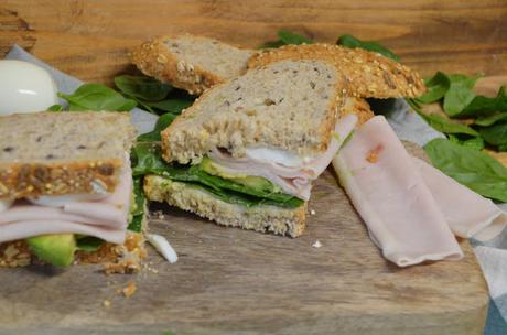 sándwich, sándwiches, sándwich verde, sándwich saludable, sándwich light, sandwich vegetal, sandwich de pollo, sandwich aguacate, sandwich con huevo, las delicias de mayte,
