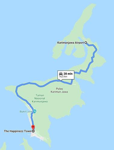 3 días de turismo en las islas de Karimunjawa karimunjawa-aeropuerto-pueblo