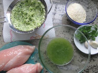 Nuggets de calabacín y pollo Thermomix