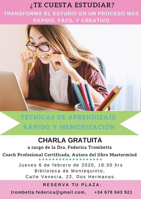 Charla gratuita: “Técnicas de aprendizaje rápido y memorización”