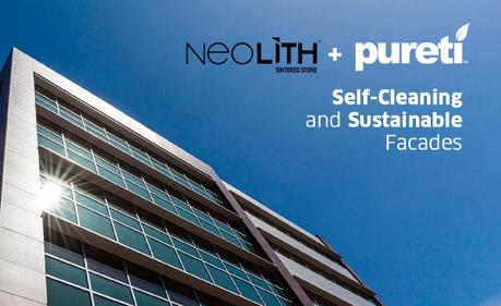 Neolith + Pureti: Fachadas autolimpiantes y sostenibles para preservar las ciudades Neolith + Pureti: Fachadas autolimpiantes y sostenibles para preservar las ciudades