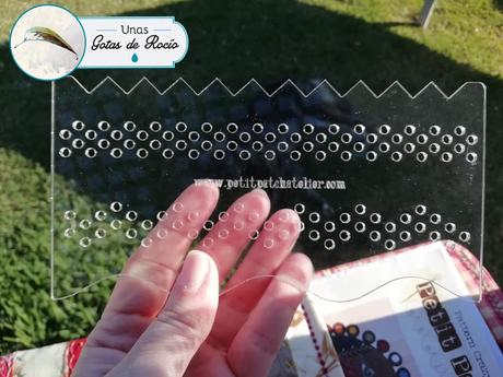 Regla de bordado. Regla de bordado.