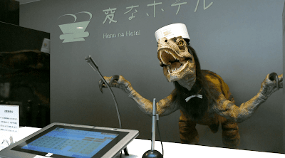 El Henn na, un hotel japonés regentado por dinosaurios