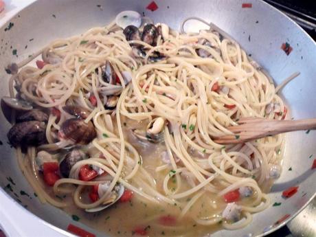 Espaguetis frutti di mare fácil – Spaghetti ai frutti di mare