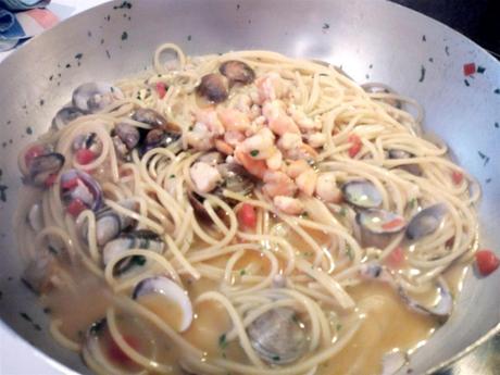 Espaguetis frutti di mare fácil – Spaghetti ai frutti di mare