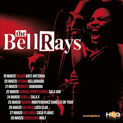 THE BELLRAYS: GIRA ESPAÑOLA 2020