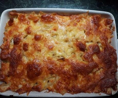 Fideos gratinados: cena para San Valentín