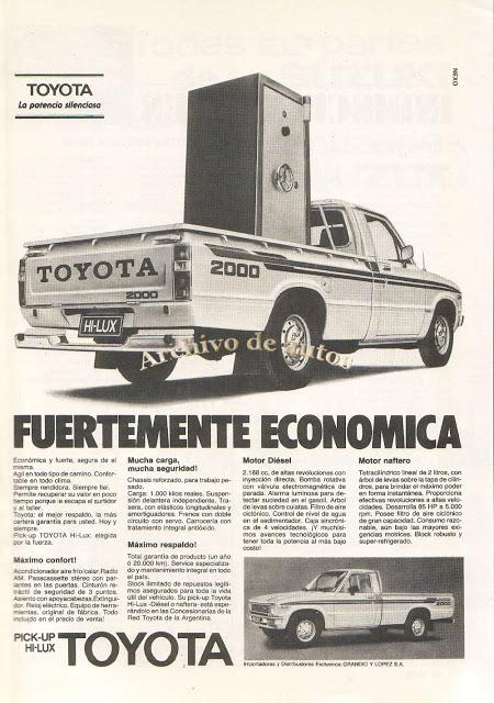 Toyota Hi-Lux, una camioneta japonesa