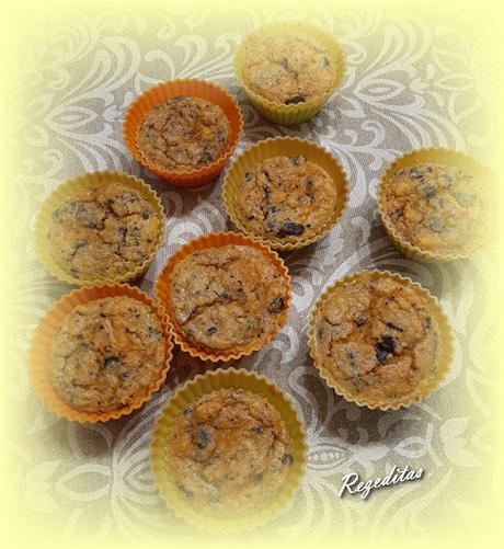 KETO-MUFFINS DE CALABAZA Y CHOCOLATE