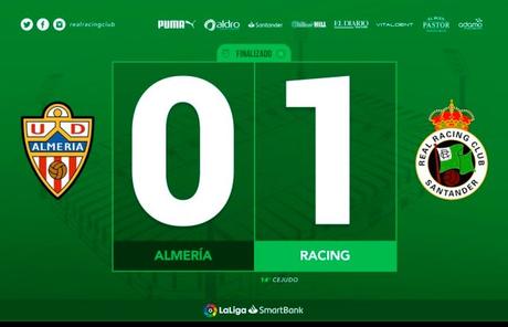 Almería 0-1 Racing : VERDE ESPERANZA #Racing