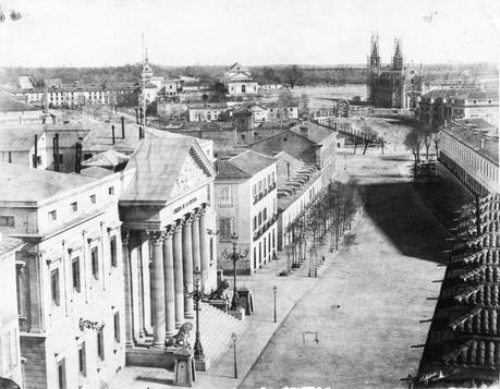 Fotos antiguas de Madrid: La Carrera de San Jerónimo (1853)