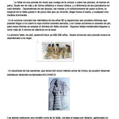 Faldas Con Paletones Abajo